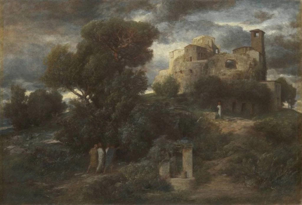 Il cammino verso Emmaus, 1870 - Collezione Schack, Monaco di Baviera